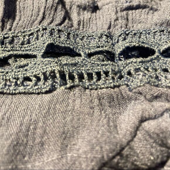 WILD BLUE SADIE ROBERTSON Blue Dress Size Large Ruffle Cottage Core - Picture 11 of 11